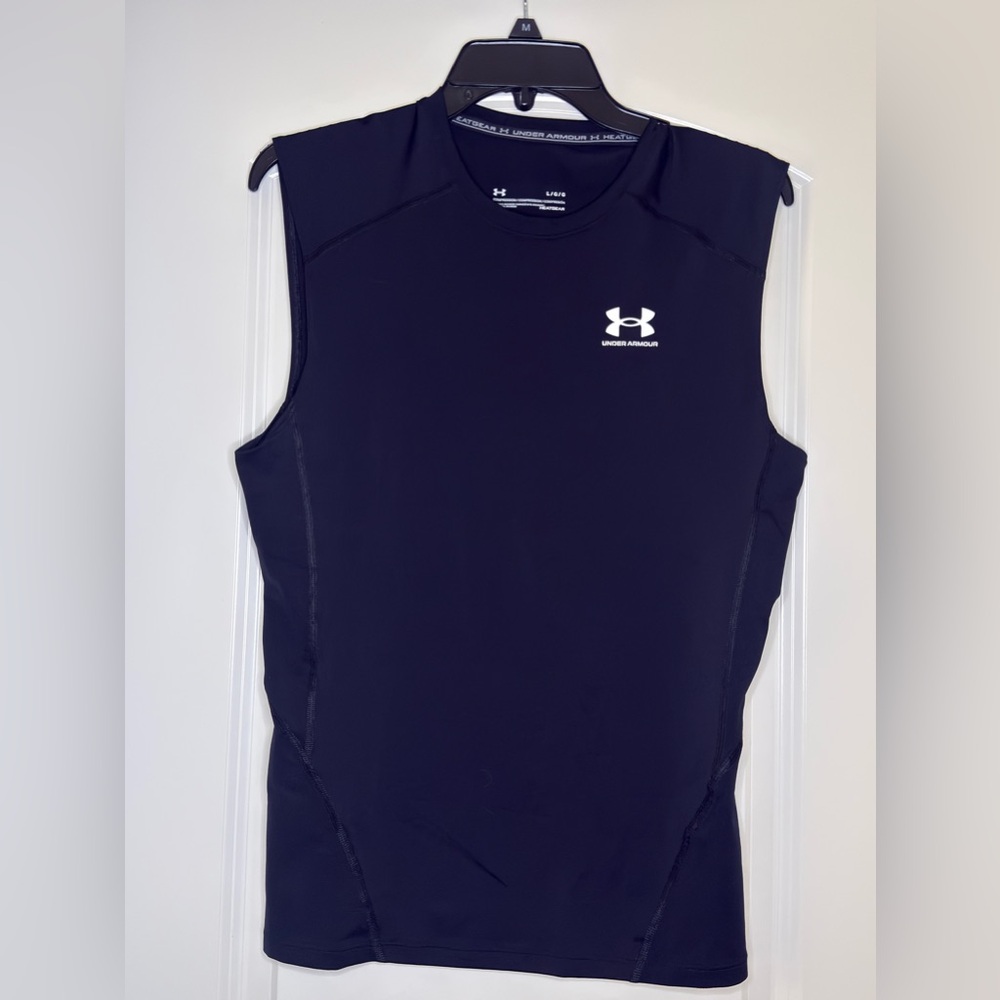 Under Armour Heat Gear Compression Black Men’s Large Sleeveless
